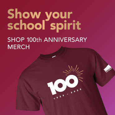 Shop the 100th anniversary merchandise on our bookstores website.