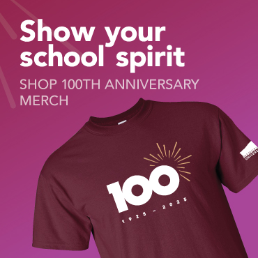 Shop the 100th anniversary merchandise on our bookstores website.