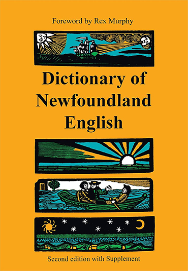 A photo of a book cover for the dictionary of Newfoundland English by George Storey