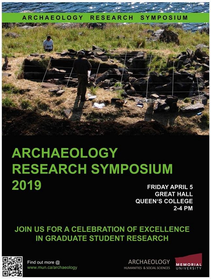Poster for the 2019 Archaeology Research Symposium