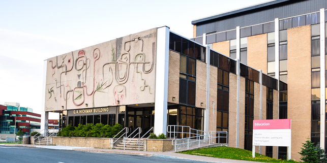 G.A Hickman Education Building on Memorial University's St. John's Campus