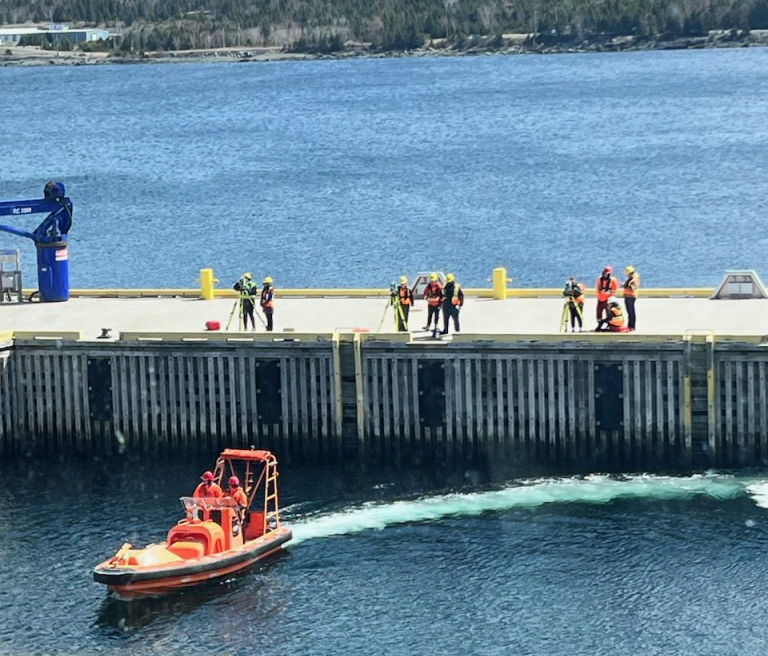 Student Training on Boat Safety at The Launch