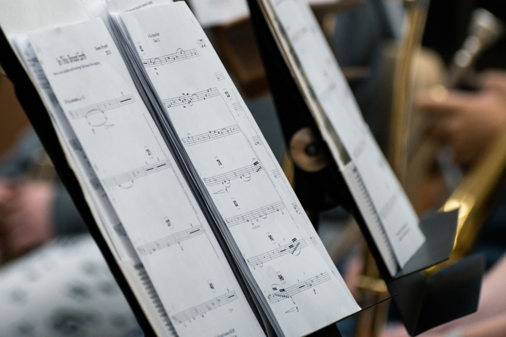 Photo of a music stand