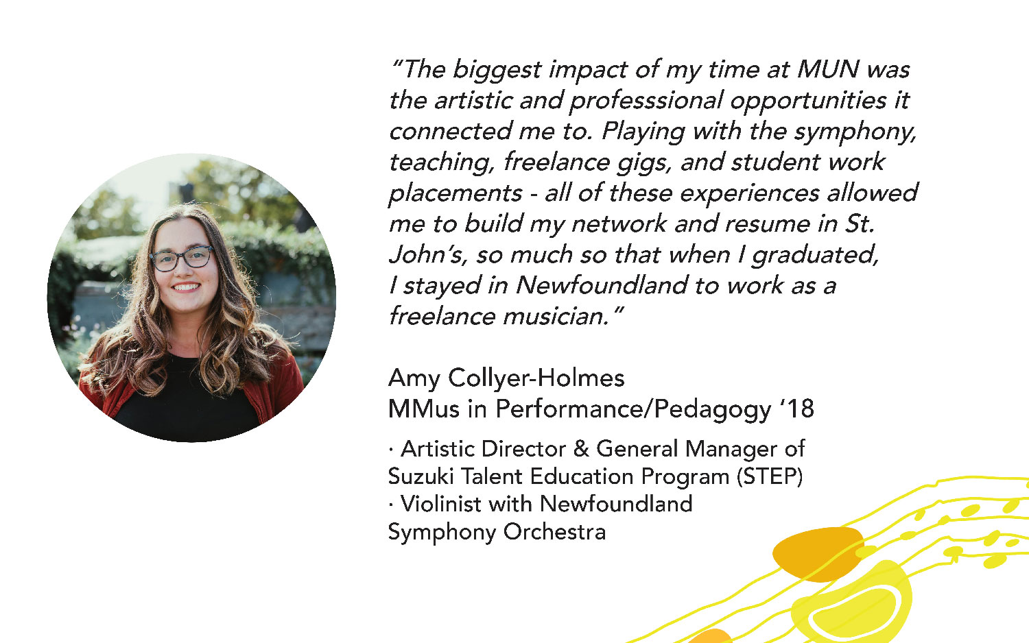 Alumni Testimonial - Amy Collyer-Holmes