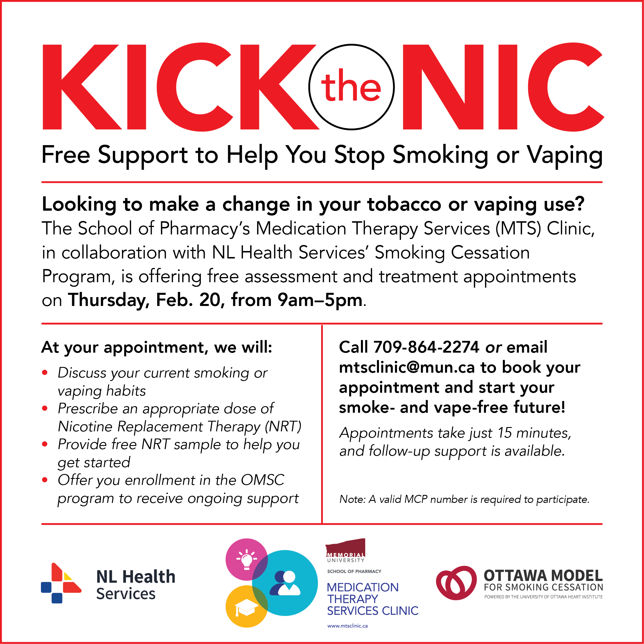 Kick the Nic - Event - Free support to help you stop smoking or vaping